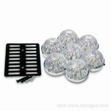Interior LED Roof Light with Unique Design, Chromeplate, and Spray-paint Surface